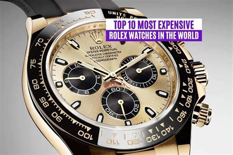 rolex watch highest price